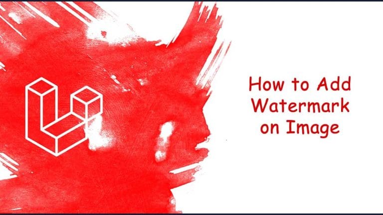 How to Add Watermark on Image Laravel 11