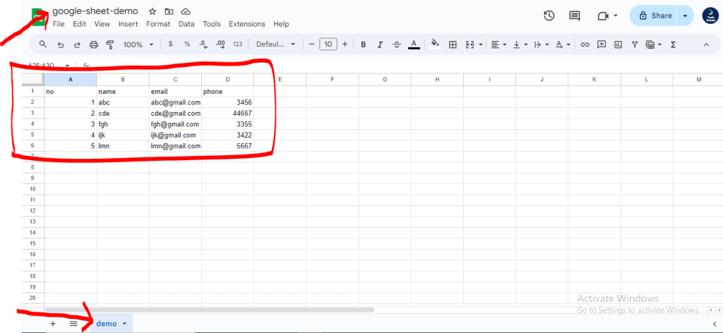 How to integrate google Spreadsheet in laravel 11