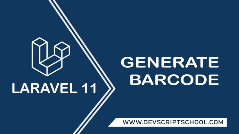 How to Generate Barcode in Laravel 11