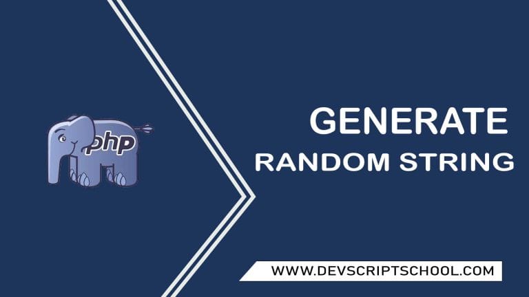 How to Generate Random String in PHP