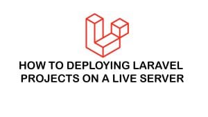 How to deploying Laravel projects on a live server