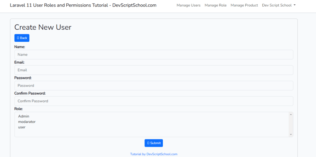 Laravel 11 User Roles and Permissions