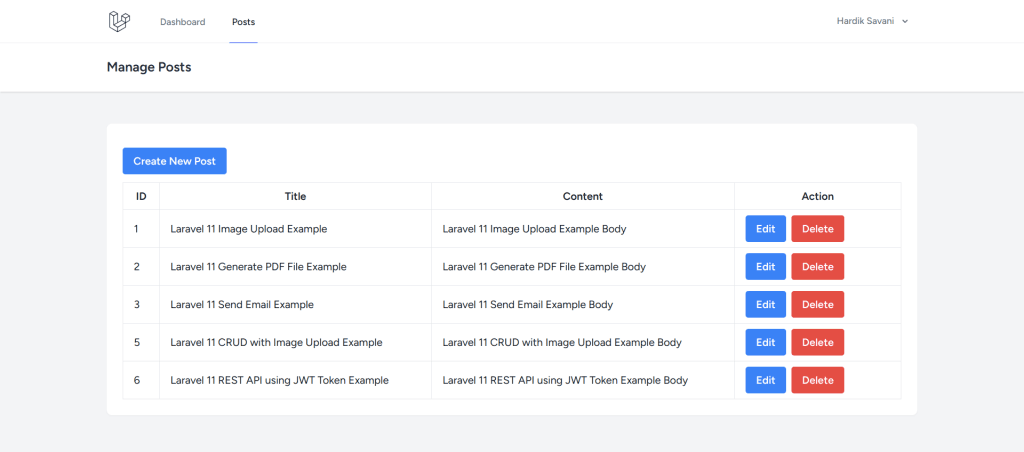 Laravel 11 Inertia Vue JS CRUD Example Tutorial