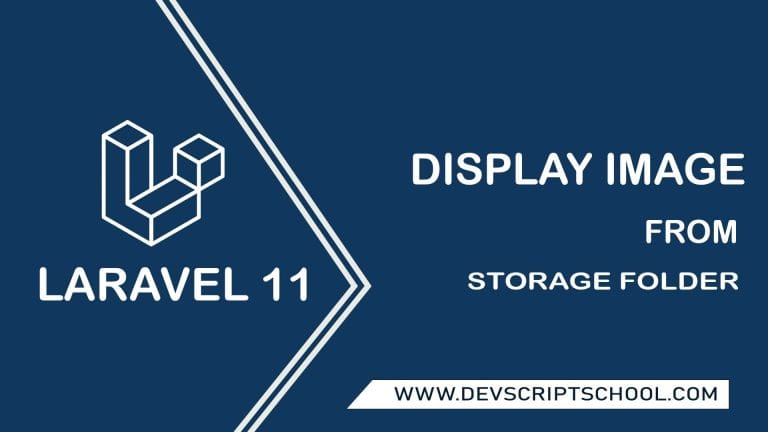 Laravel 11 Display Image from Storage Folder Example