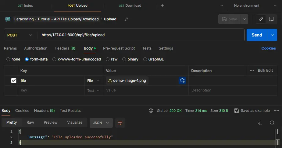 How to Upload and Download Files Using a Laravel API