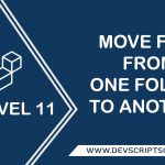 How To Move File from One Folder to Another In Laravel